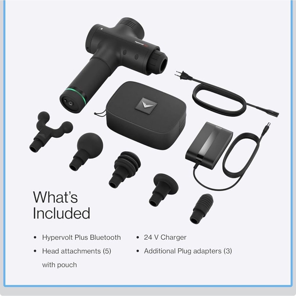 Hyperice Hypervolt Plus Bluetooth Percussion Massage Gun Deep Tissue Muscle New